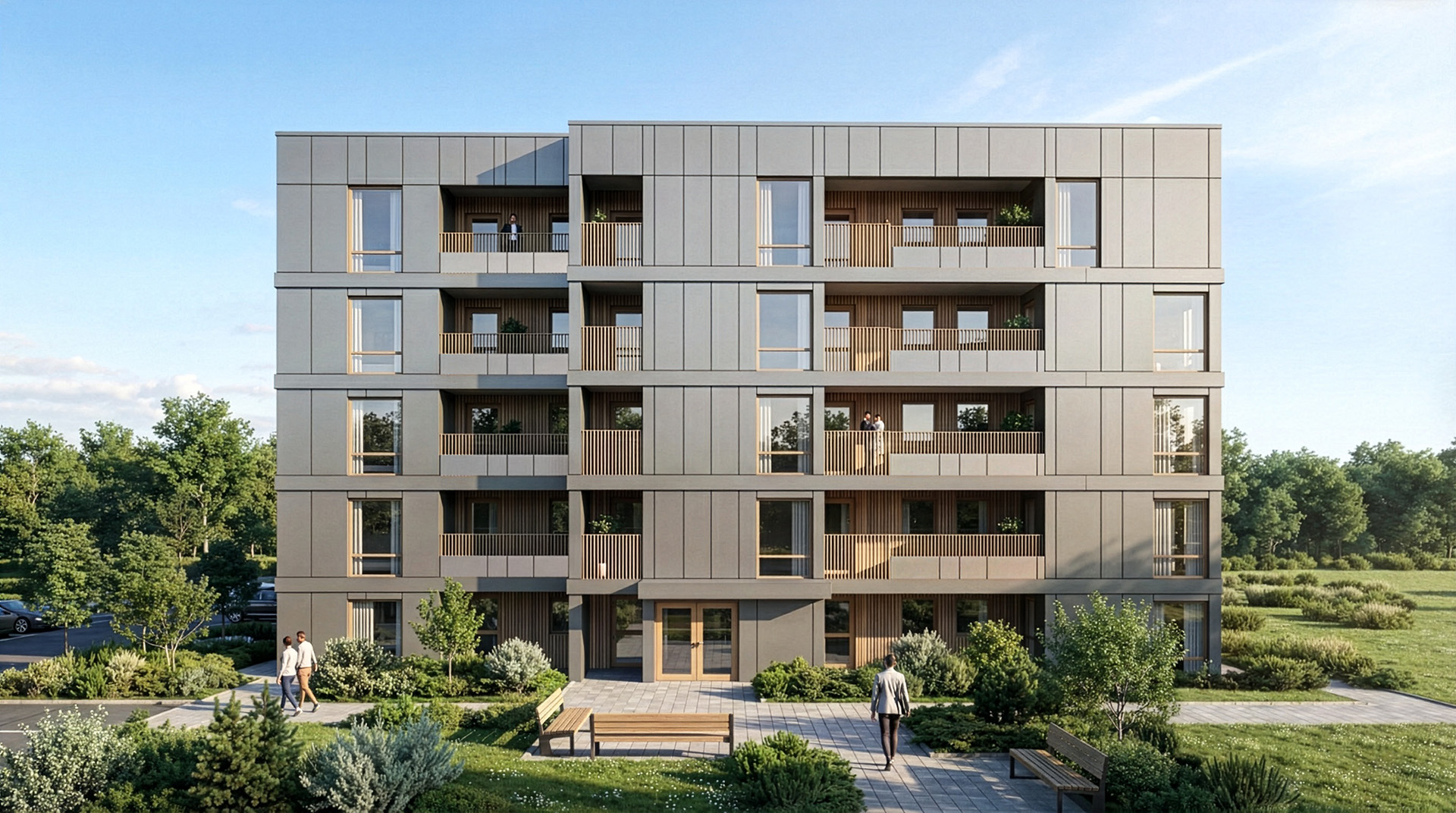 Lækjarmói 6 - Framhlið